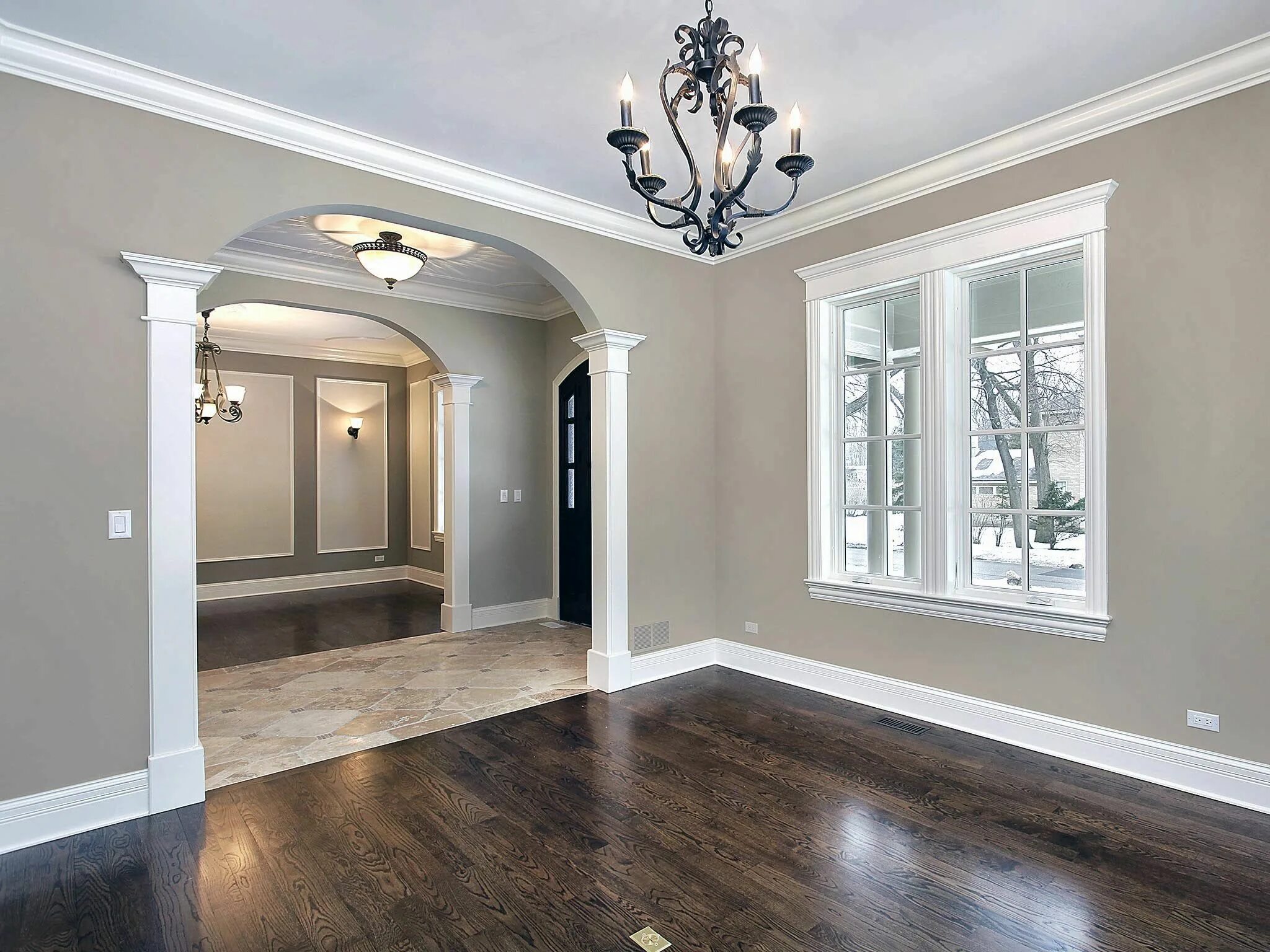 Плинтуса в интерьере в современном стиле Pin by Wood Pro Inc on Longfellow White baseboards, Floor design, Traditional de