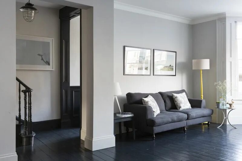 Плинтуса в цвет стен в интерьере фото Painting The Boards - Rock My Style UK Daily Lifestyle Blog Dining room floor, L