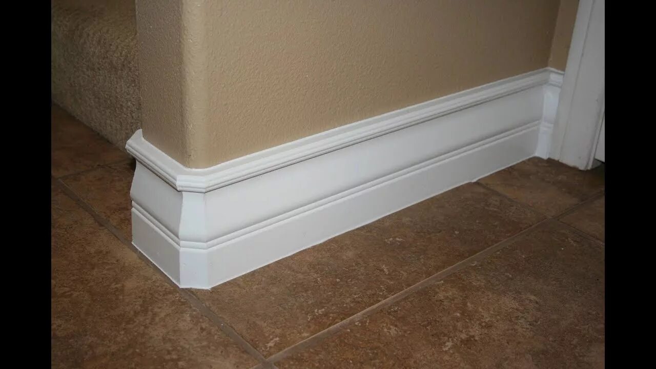 Плинтуса виды фото how to install baseboard the fast and easy way - YouTube