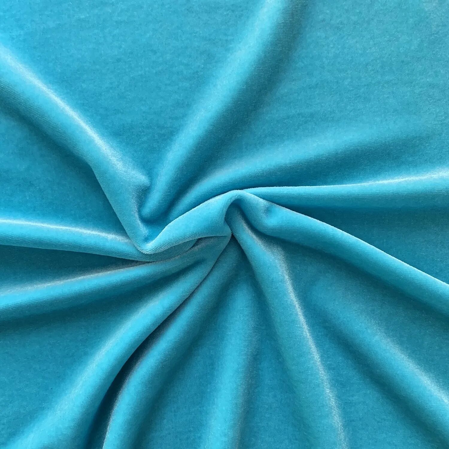Плис ткань фото Dance Solid Velvet - Cancun Blue Blue velvet fabric, Shiny fabric, Velvet