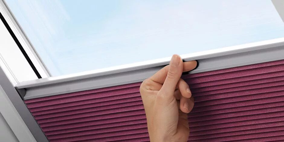 Плиссе на пластиковые окна фото Шторы-плиссе Velux FHC - купить в Екатеринбурге по лучшей цене!