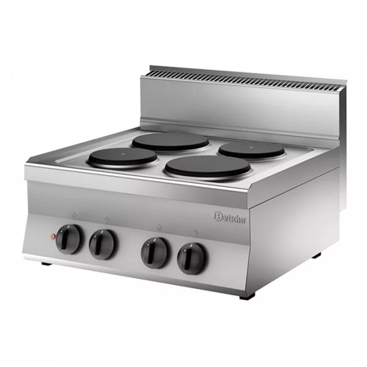 Плита 4 конфорки фото Плита электрическая 4-х конфорочная настольная Bartscher 115007 у производителя 