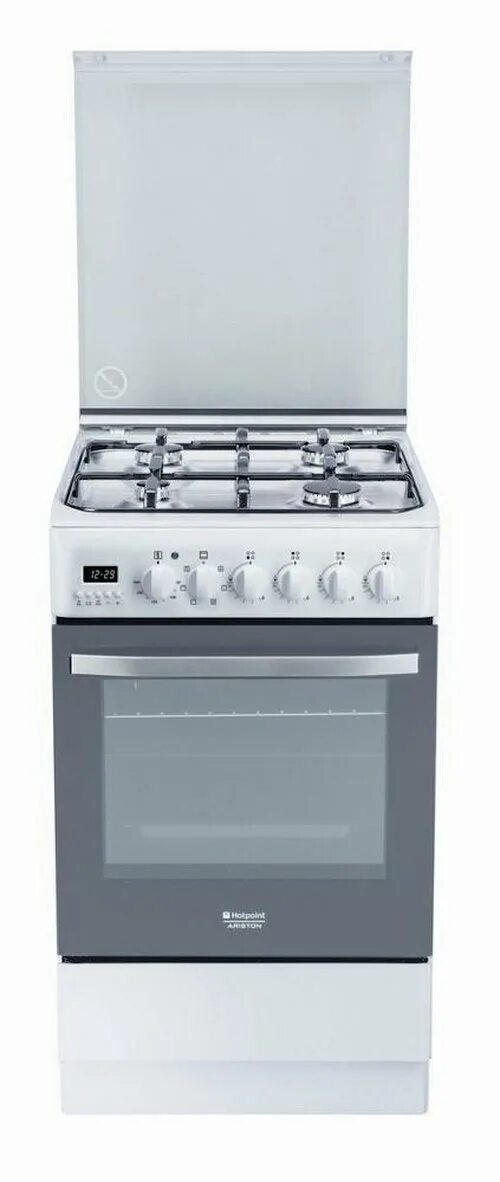 Плита аристон с электродуховкой фото Hotpoint-ariston H5G56F (W) - ценa и где выгодно купить в интернет-магазинах гор