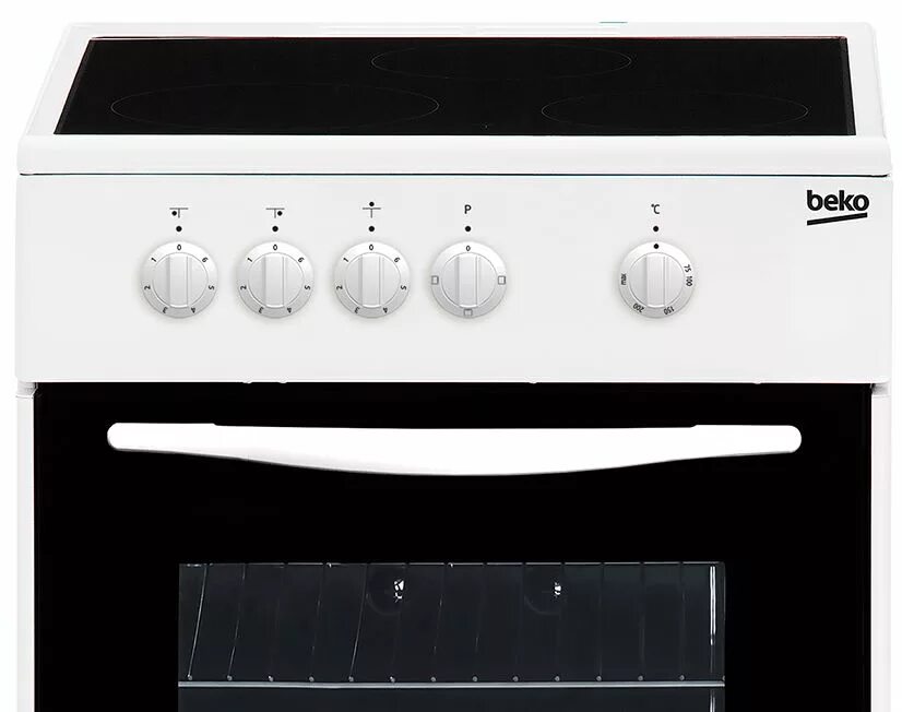Плита беко электрическая стеклокерамика 3 конфорки фото Плита электрическая Beko FCS 47002, white-black Варочн. панель - электрическая, 