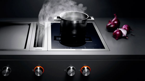 Плита без вытяжки фото Gaggenau VI422113 индукционная варочная панель купить по цене 511 005 руб.