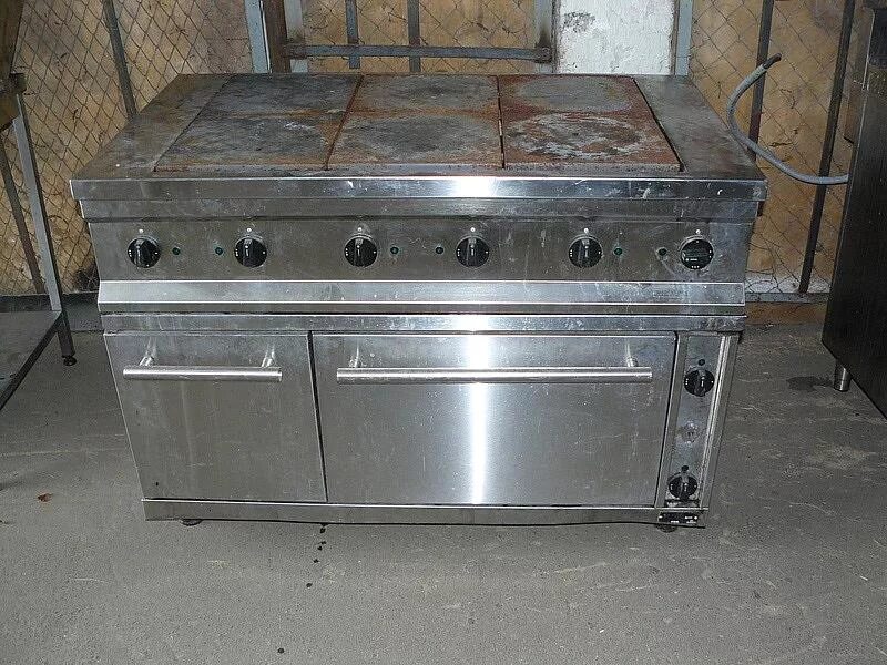 Плита бу фото Продам б/у плиту Рада ПЭ-706Ш 6-ти конфорочную для кафе, сто * Киев ALL-aTop