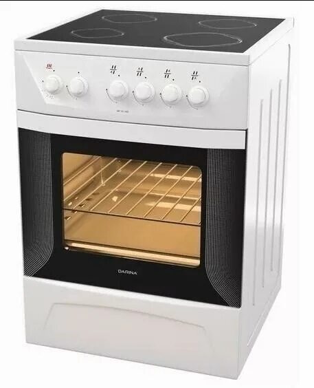 Плита электрическая дарина фото Плита DARINA 1D EC 141 609 W купить в Москве по низкой цене в интернет магазине 