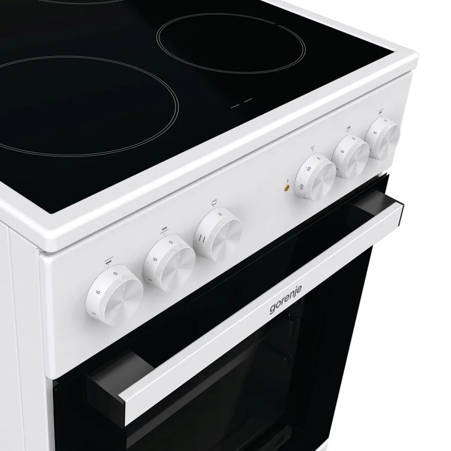 Плита электрическая горенье фото Электрическая плита Gorenje GEC5A12WG-B купить по доступной цене Торговый Дом Ле