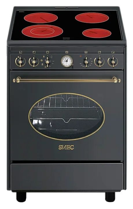 Плита электрическая стеклокерамика фото Электрическая плита SMEG CO61CMA - купить в интернет магазине ENTERO.RU