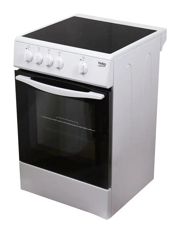 Плита электрическая стеклокерамика фото Плита электрическая, стеклокерамика BEKO FCS 47002 белая