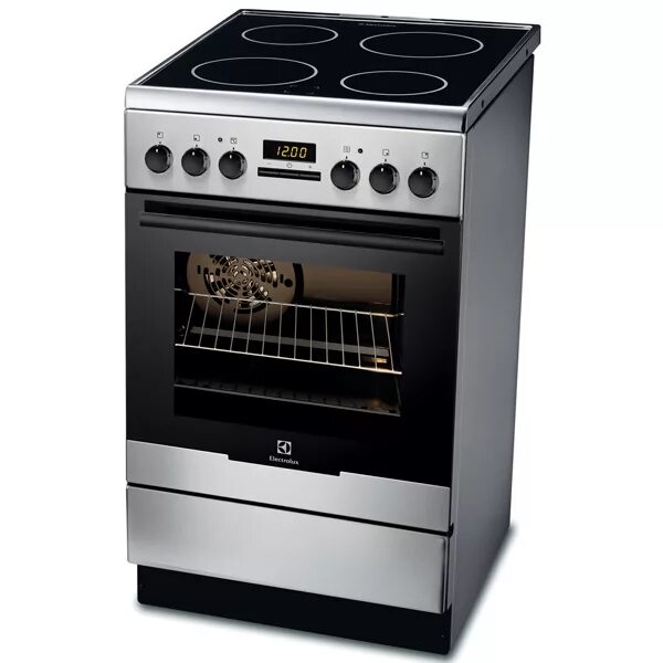 Плита электролюкс фото Купить Электрическая плита (50-55 см) Electrolux EKC954500X в каталоге интернет 