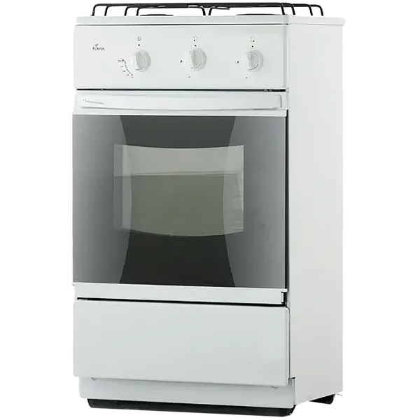 Плита flama фото Купить Газовая плита (50-55 см) Flama CG 3202 W в каталоге интернет магазина М.В
