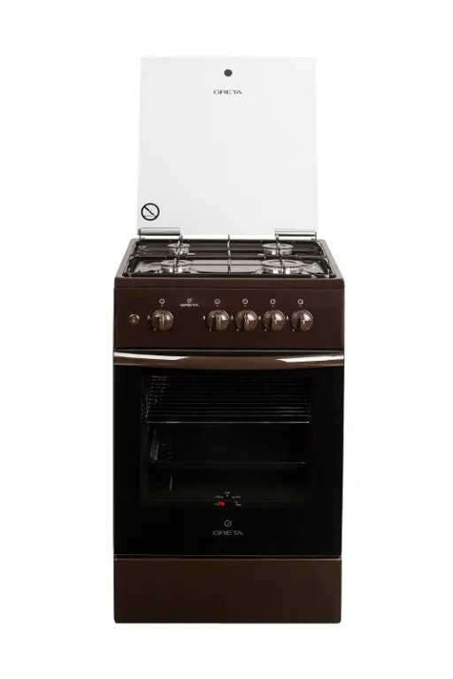 Плита газовая грета фото Плита газовая Greta GG 5072 MG33 B 07 brown Варочн. панель - газовая, эмаль, 4 к