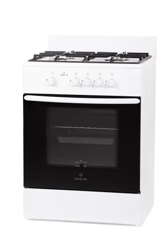 Плита газовая грета фото Газовая плита GRETA 600-13 GG 6070 CF 38(W) в интернет-магазине Сатурн в Липецке