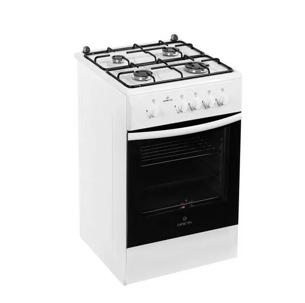 Плита газовая грета фото Плита газовая Greta GG 5070 MM13(W) (22) white Варочн. панель - газовая, эмаль, 