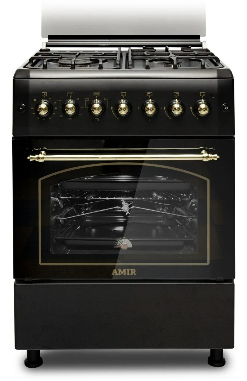 Плита газовая комбинированная фото Купить Плита AMIR E T-Lux1 RSTC K недорого в Краснодаре - Большой каталог товаро