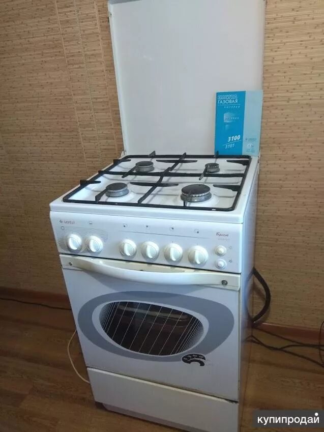 Плита гефест 3100 фото Продам плиту газовую б/у Гефест 3100-05 в Бийске