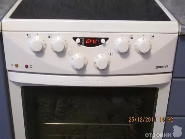 Плита gorenje электрическая фото Отзыв о Электрическая плита Gorenje EC 278 W Хорошая стеклокерамика.
