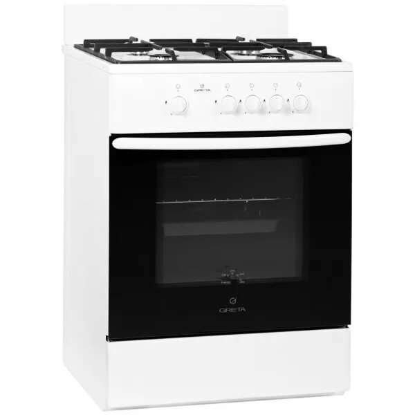 Плита грета фото плита газовая Greta 600 (13) бел.со щитком - купить с доставкой в Михайловке, це