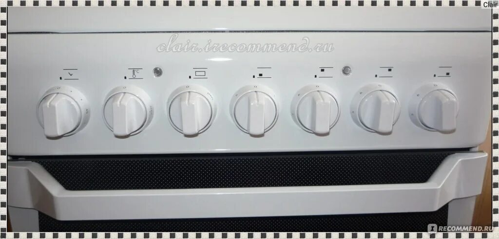 Плита индезит электрическая панель управления фото Керамическая плита Indesit KN3C117A(W)/RU - "Пока довольны и внешним видом и ее 