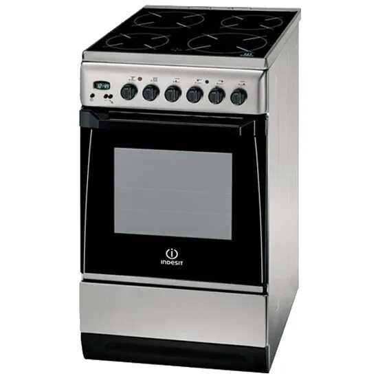 Плита индезит фото панели Электрическая плита Indesit KN 3C557 (X)/RU 34792 - купить по низкой цене в инте
