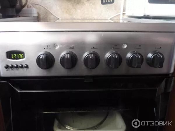 Плита индезит панель управления фото Отзыв о Плита электрическая Indesit MVK5 V75 RF Отличная плита с множеством функ
