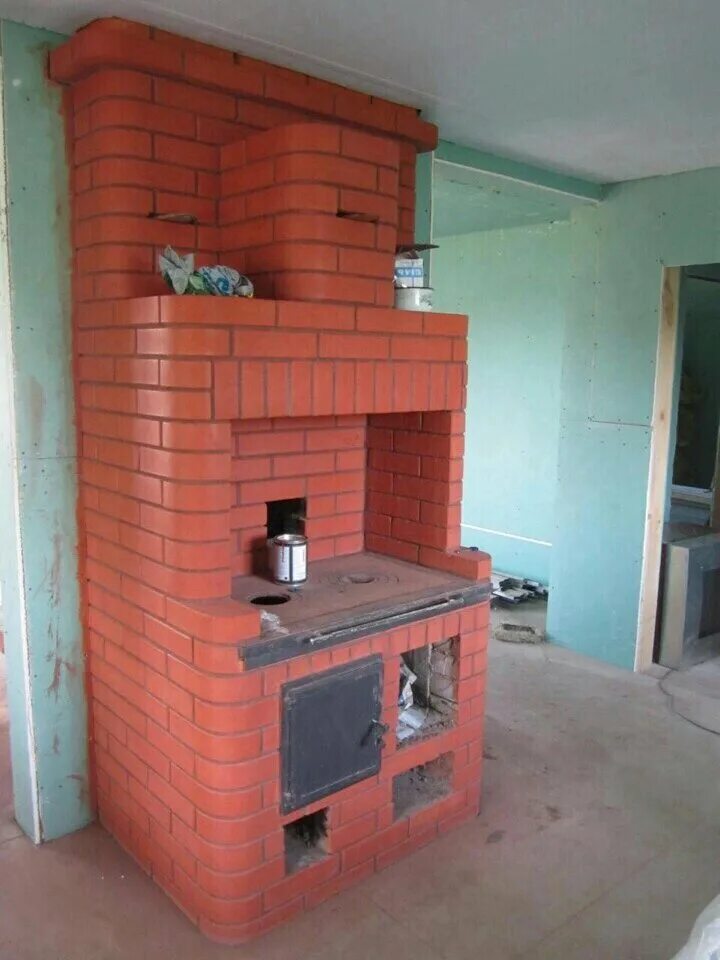 Плита из кирпича для дома фото Установка банной печи на деревянный пол в Муроме: 77 печников с отзывами и ценам