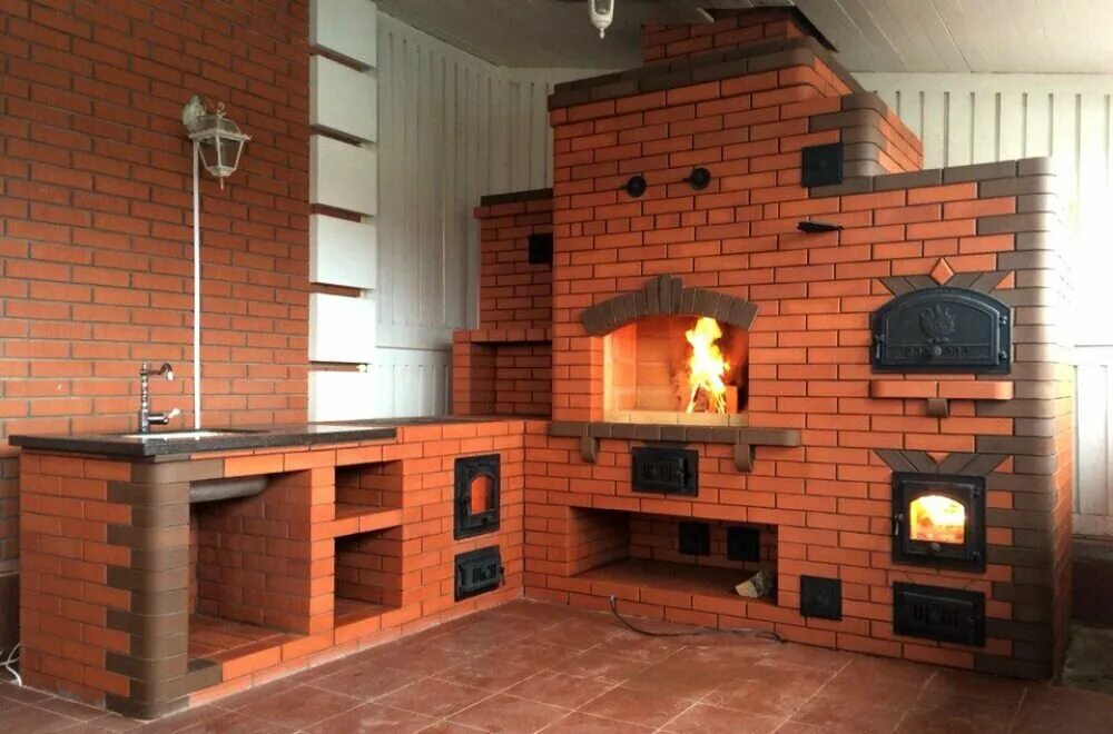 Плита из кирпича фото МСК печи.ру, камины, печи - Яндекс Карты