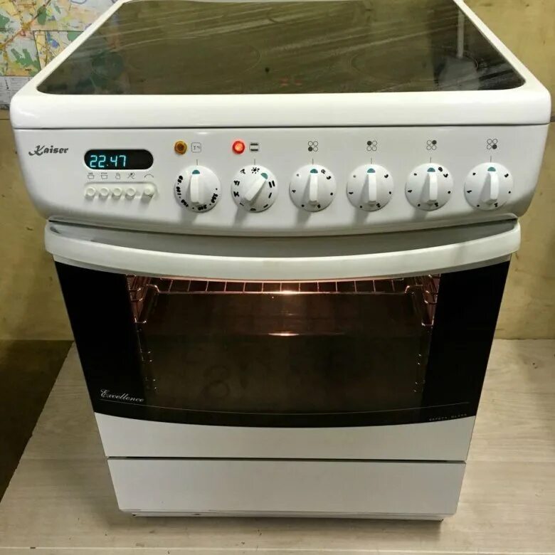 Плита кайзер фото Плита стеклокерамическая "Kaiser" - купить в Москве, цена 10 500 руб., продано 2
