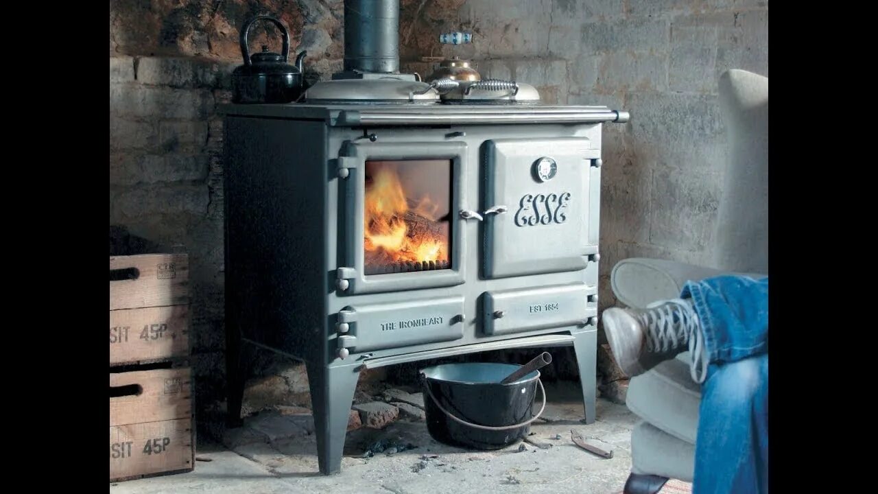 Плита на дровах фото How to use ESSE Wood Stove - YouTube