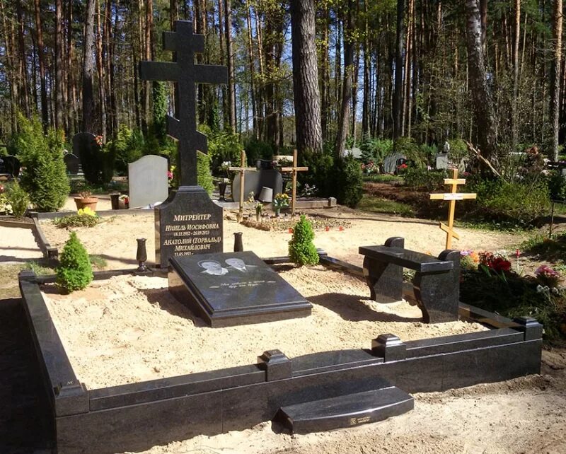 Плита на могиле фото с крестом Памятники в форме крестов - Кресты из Гранита