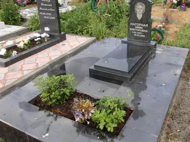 Плита на цветник на могилу фото Памятник на могиле без фото: найдено 87 картинок