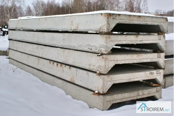 Плита перекрытия фото Продам б/у ЖБИ плиту перекрытия ПКЖ - StroiRem