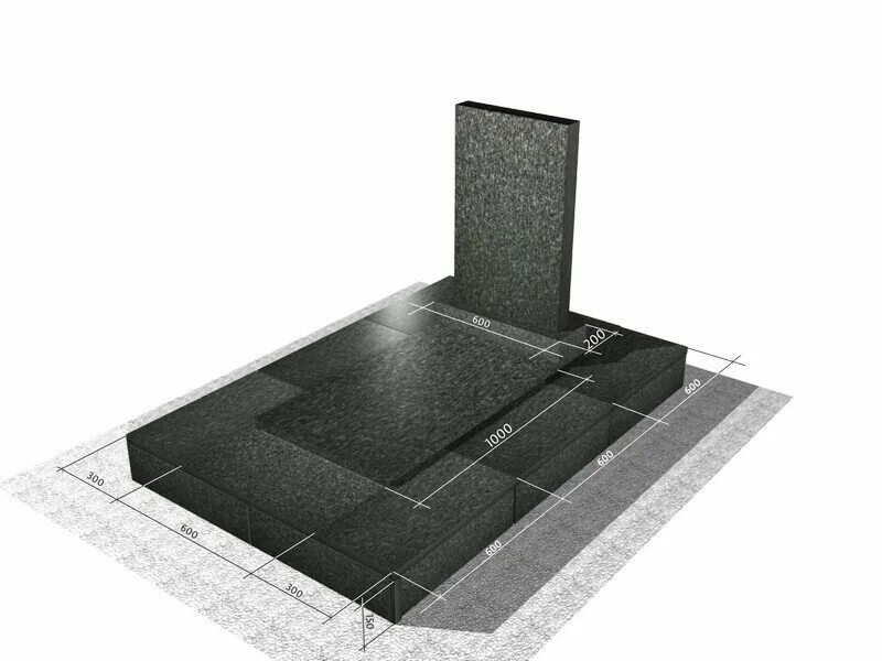 Плита под памятник на кладбище фото Akropol, funeral services, Nefteyugansk, Microdistrict 11A, ulitsa Burovikov, 36