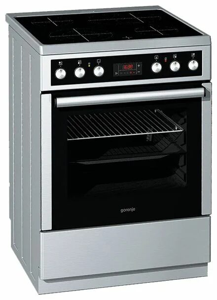 Плита с духовкой горение фото Характеристики Gorenje EC 67333 AX (Горенье ЕК 67333 АКс) Product-Test.ru