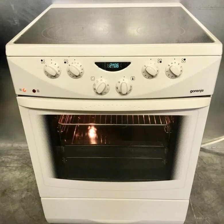 Плита с духовкой горение фото Плита стеклокерамическая "gorenje" - купить в Москве, цена 12 500 руб., продано 