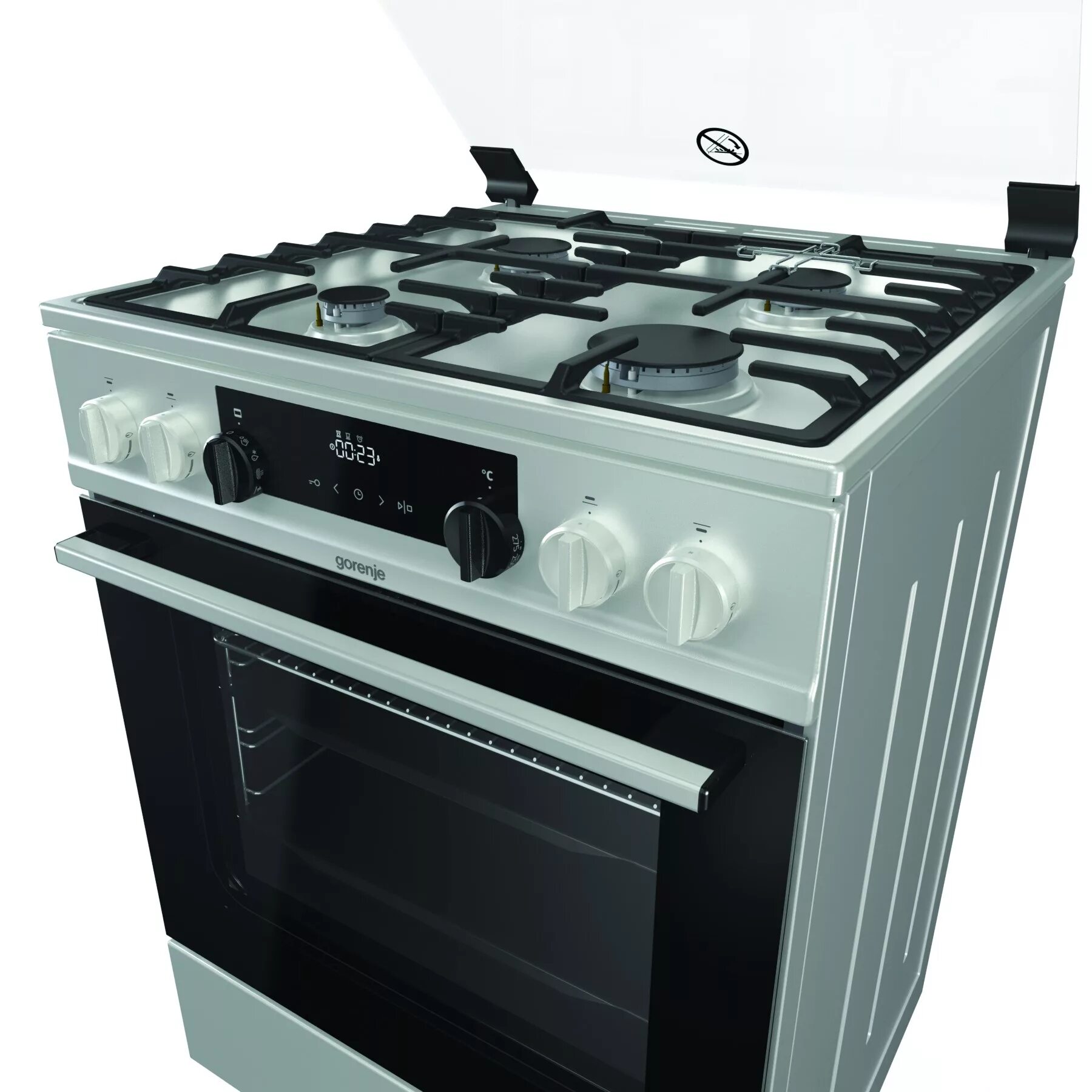 Плита с духовкой горение фото Купить комбинированная плита Gorenje K 634 XF в Санкт-Петербурге и Москве: цена,