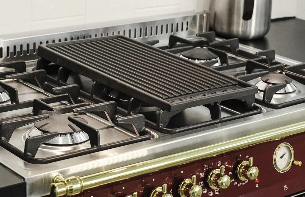 Плита с грилем фото Купить CAST IRON FRY TOP Гриль барбекю в Москве