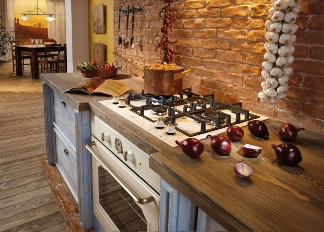 Плита в интерьере кухни фото gorenje_lineaclassico_antracite UnaDonna Cucina in muratura, Cucina freestanding