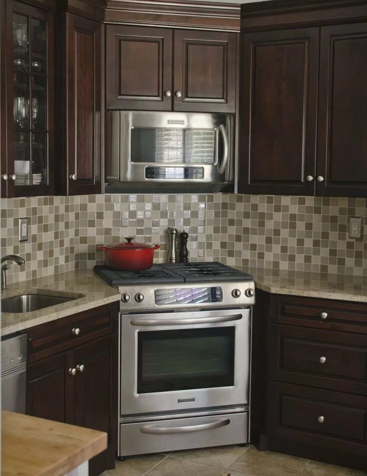 Плита в углу кухни фото NJ Kitchen Remodeling Corner Stove Trade Mark Design Kitchen remodel pictures, K