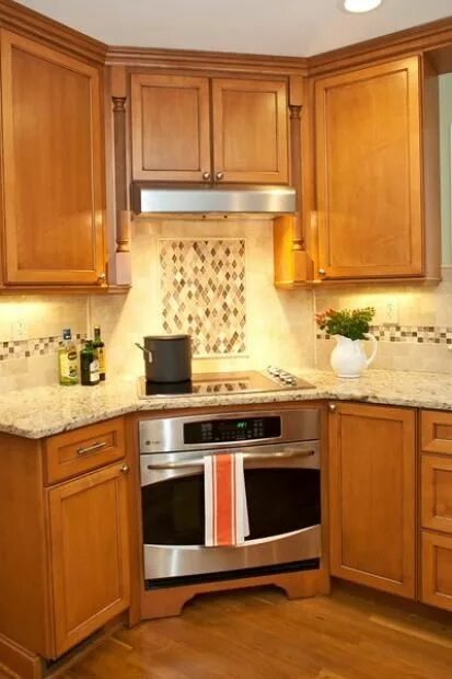 Плита в углу кухни фото #cultivateit Corner Cooktop and Oven Cultivate - Interesting design idea. I wond