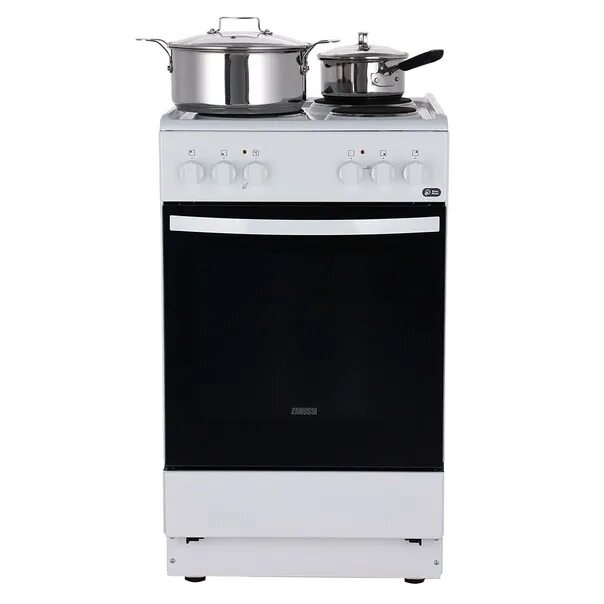 Плита занусси фото Электрическая плита ZANUSSI ZCV9540H1W 50 см, стеклокерамика, конфорок - 4, 58 л