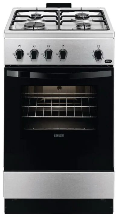 Плита занусси фото Плита газовая Zanussi ZCG9510K1X - купить по низкой цене в интернет-магазине ОНЛ