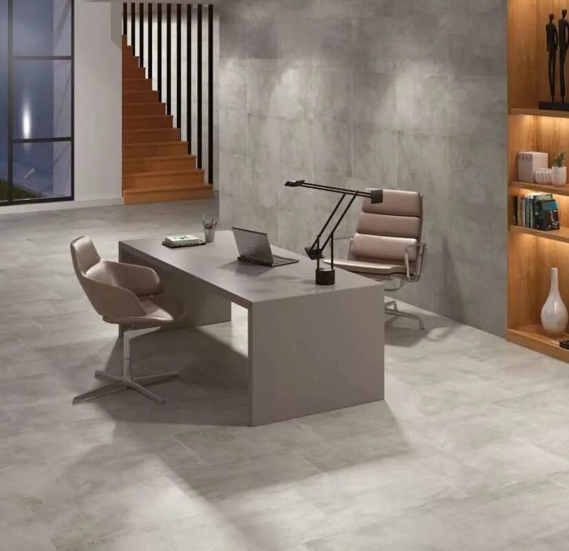 Плитка 1200х600 в интерьере фото Коллекция Porcelanite Dos Manhattan - интернет-магазин Отделкино City