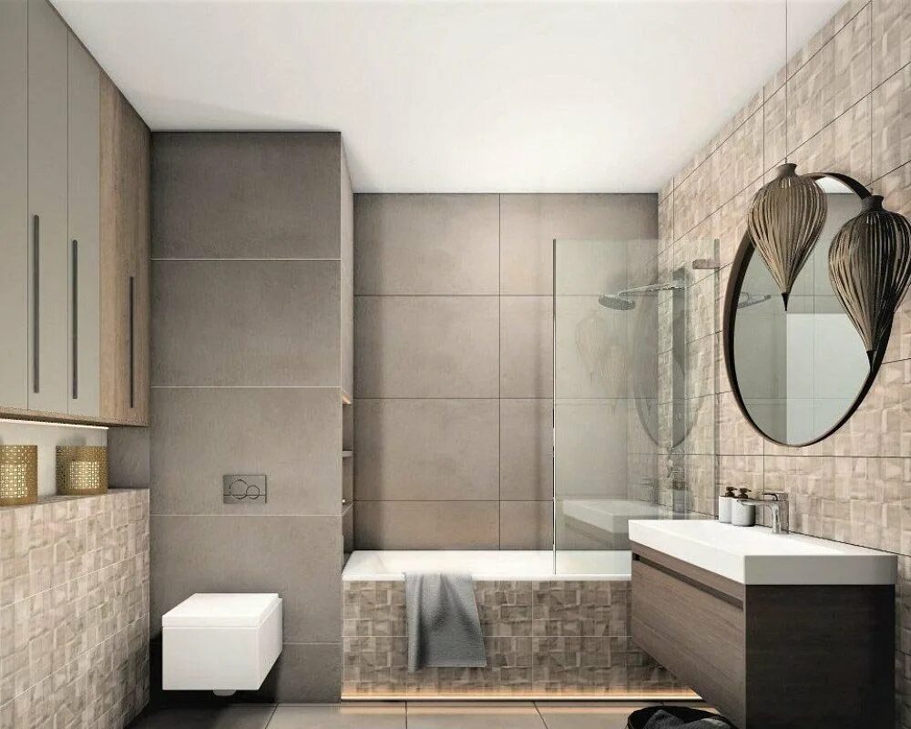 Плитка 120х60 в интерьере ванной фото Stone Micado Grey серый полированный 60x60 Ceradim 60x60 Ceradim - керамогранит 