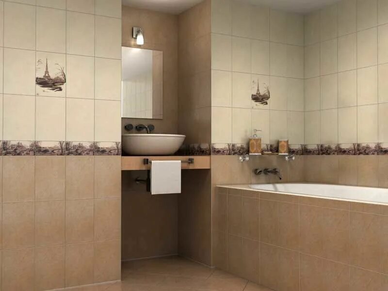 Плитка 30х30 фото Купить настенную плитку Атем Astoria Светло-бежевая ВС 20x30 в Москве по низким 