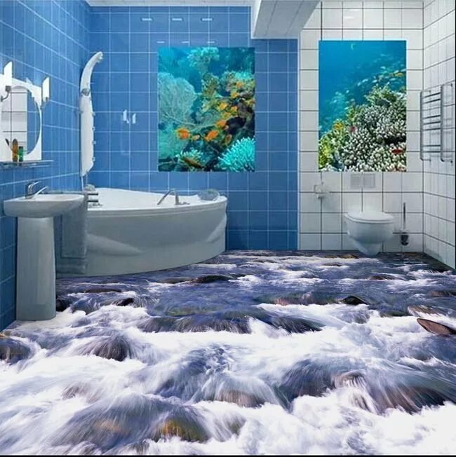 Плитка 3д фото цена Online Buy Wholesale 3d floor painting from China 3d floor painting Wholesalers 