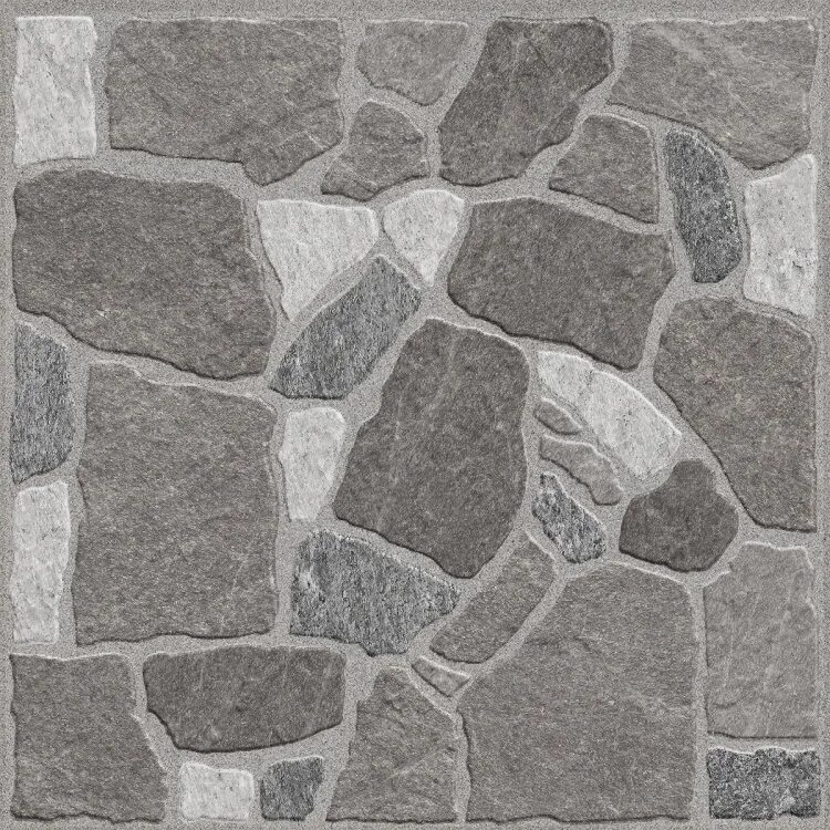 Плитка 40х40 фото Керамогранит Golden Tile Cortile Grey 2F2830 40x40 матовый (Украина), коллекция 