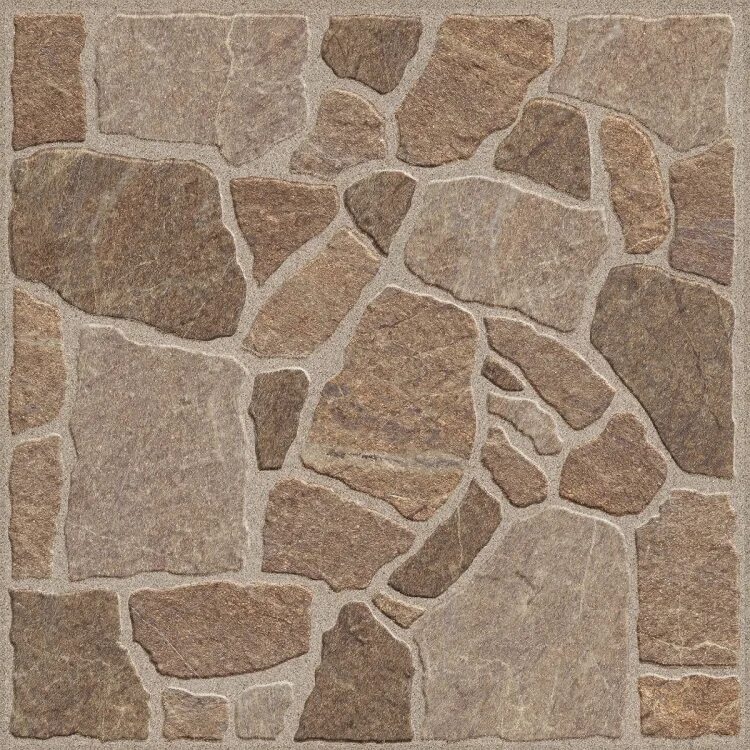 Плитка 40х40 фото Керамогранит Golden Tile Cortile Brown 2F7830 40x40 матовый (Украина), коллекция