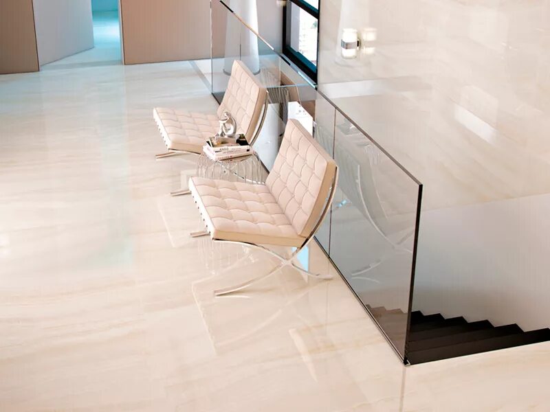 Плитка 60х60 фото Onyx Ivory Nano Polished 59.7x119.8 Goldis Tile - Керамогранит Onyx Голдис Таил 